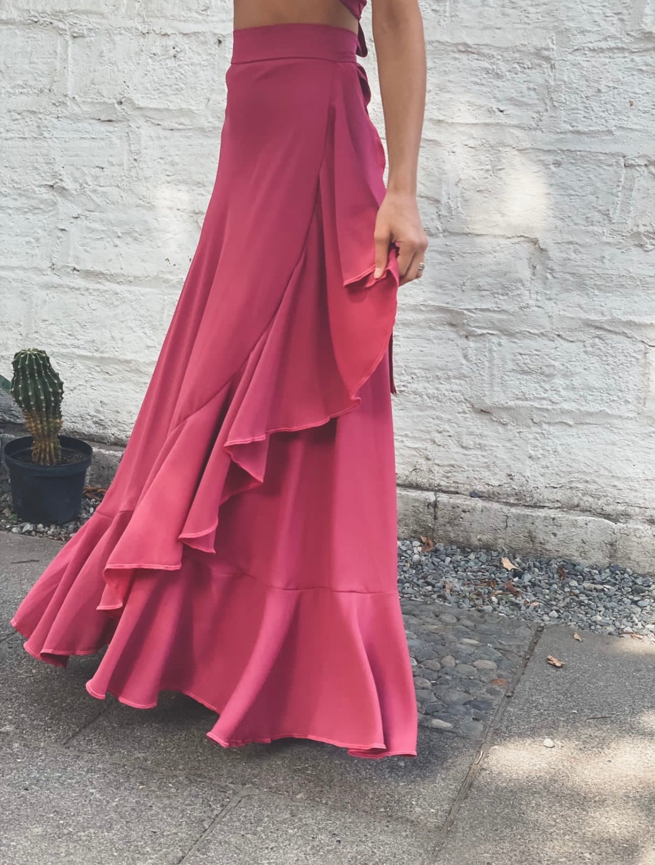 Falda Lola fucsia
