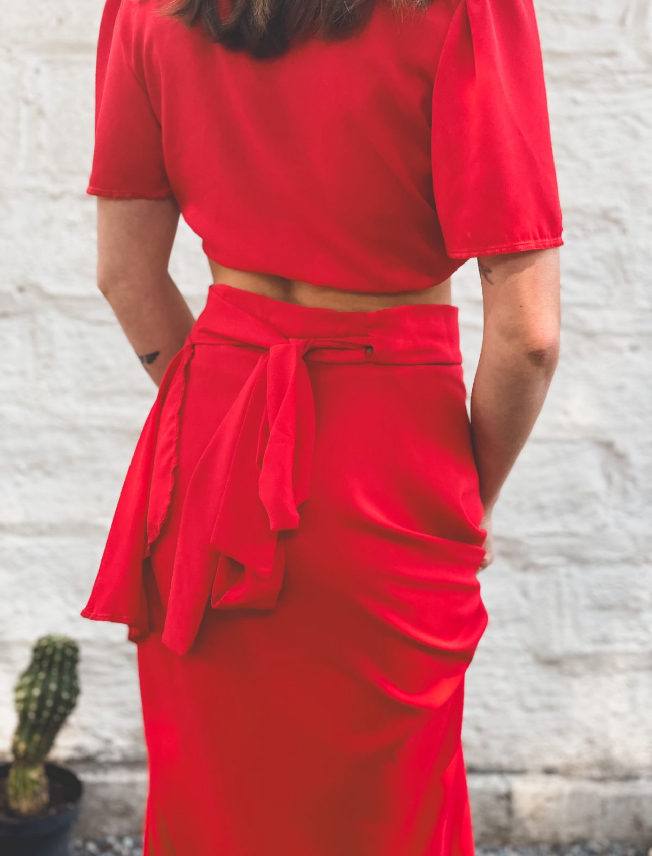 Falda Lola roja