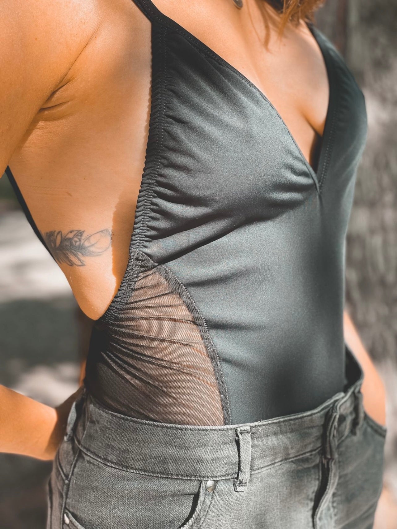 Body/Traje de baño Nina negro