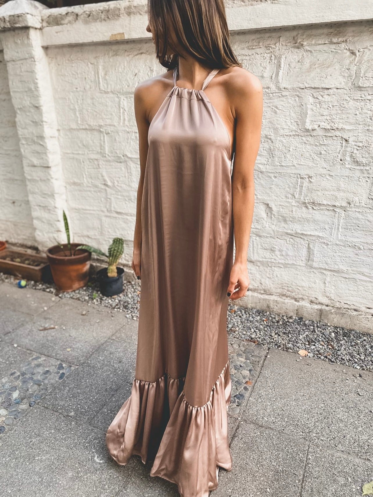 Vestido Kimba Visón
