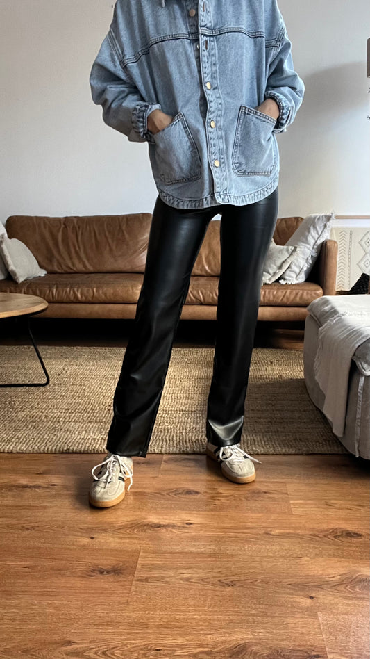 Patas cuerina negras